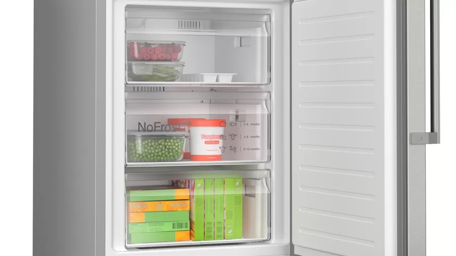 BOSCH ledusskapis ar saldētavu KGN39AIBT