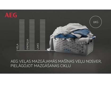 AEG veļas mazgājamā mašīna LSR6E26DE