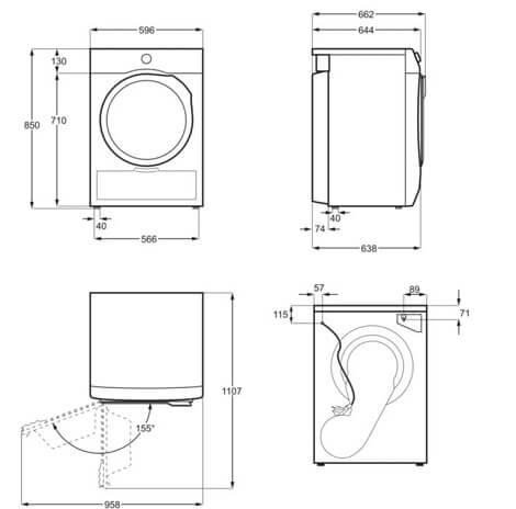 ELECTROLUX veļas žāvētājs EW8D394M