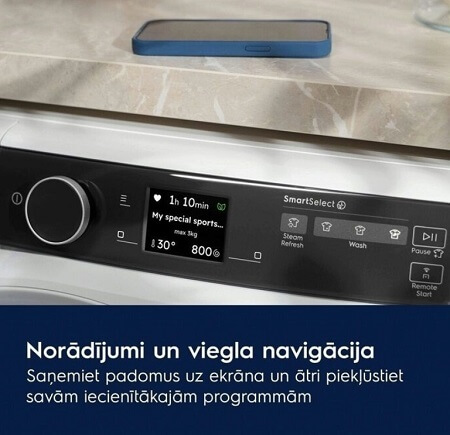 ELECTROLUX veļas mazgājamā mašīna EW9F7607WCE