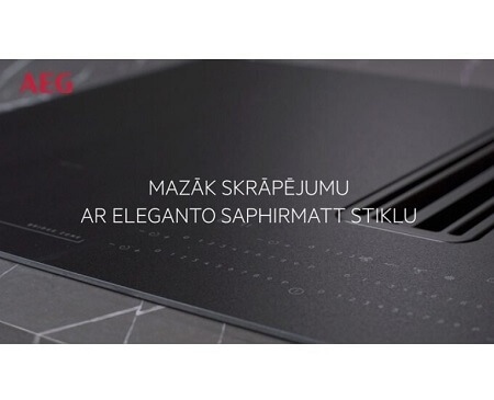 AEG indukcijas virsma ar integrētu tvaika nosūcēju NCP84C01AZ
