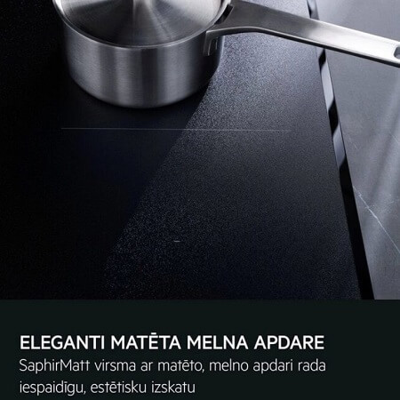 AEG indukcijas virsma ar integrētu tvaika nosūcēju NCP84C01AZ