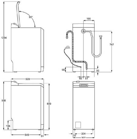 ELECTROLUX veļas mazgājamā mašīna EW6T3372E