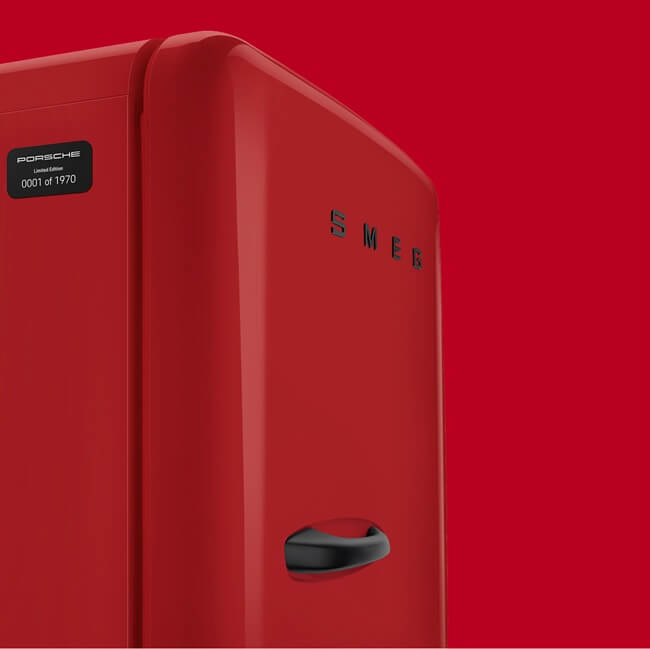 SMEG x Porsche ledusskapis FAB28RDP9176