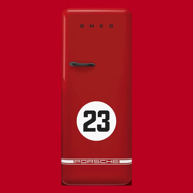 SMEG x Porsche ledusskapis FAB28RDP9176