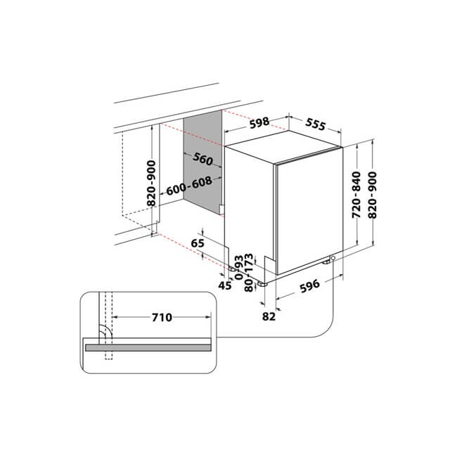 WHIRLPOOL trauku mazgājamā mašīna W7IHF60TUS