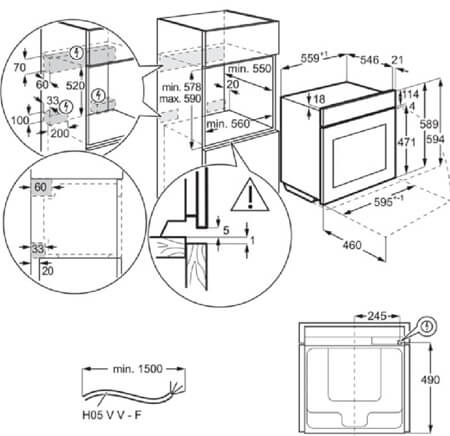 AEG cepeškrāsns NBP8S731AT