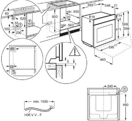 AEG cepeškrāsns NBP8S731AT