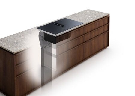 ELECTROLUX indukcijas virsma ar integrētu tvaika nosūcēju KCC84450CZ