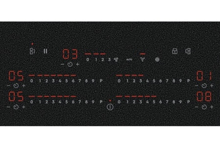 ELECTROLUX indukcijas virsma ar integrētu tvaika nosūcēju KCC84450CZ
