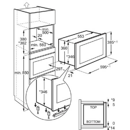 AEG mikroviļņu krāsns OS5MG20EB