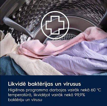 ELECTROLUX veļas žāvētājs EW7D395UCE