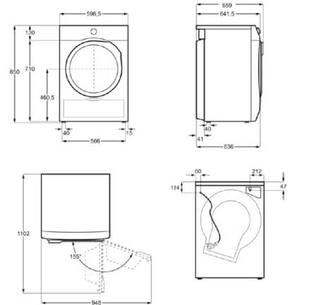ELECTROLUX veļas žāvētājs EW7D395UCE