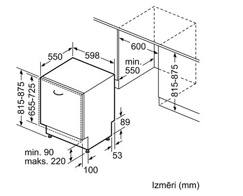 BOSCH trauku mazgājamā mašīna SMV4HTX00E