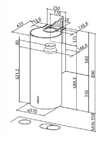 FABER CYLINDRA ISOLA 110.0332.307_2 FABER CYLINDRA ISOLA 110.0332.307