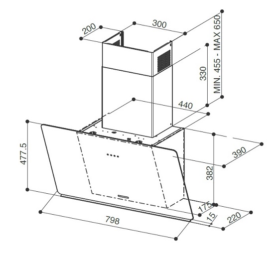 FABER GLAM LIGHT ZERO DRIP S330.0615.674_2 FABER GLAM LIGHT ZERO DRIP S330.0615.674