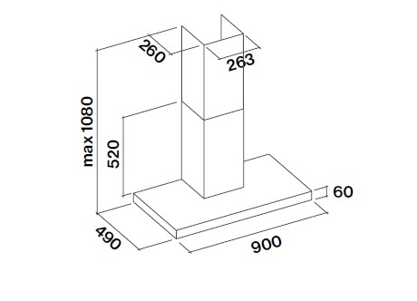 FALMEC PLANE nosūcējs PLANE.101.103