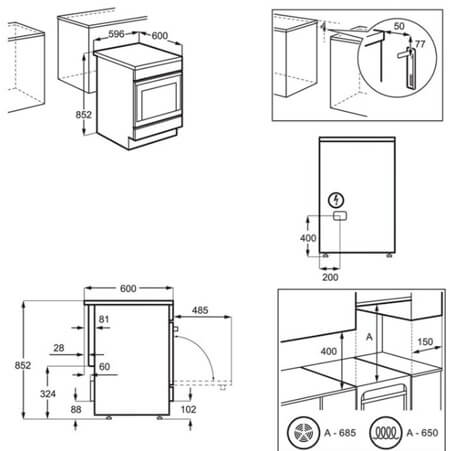 elektriska-plits-electrolux-lkr66021mx-izmeri ELECTROLUX elektriskā plīts LKR66021MX
