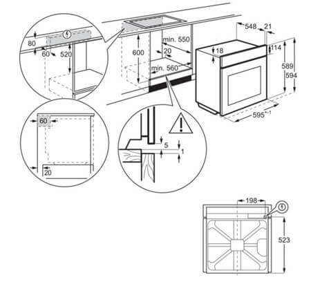 ELECTROLUX cepeškrāsns LOX8P87WZ