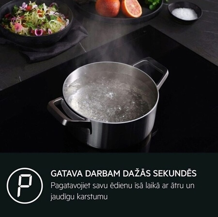 AEG indukcijas plīts virsma NIH64B30AB