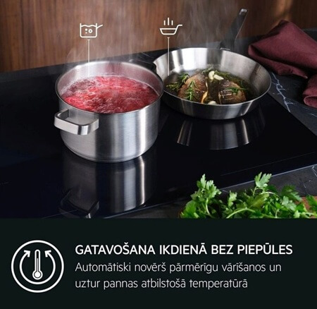 AEG indukcijas plīts virsma NIH64B30AB