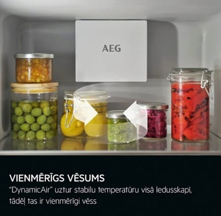 ledusskapis-iebuvejams-aeg-tk6ds181ec-dynamic-air AEG iebūvējams ledusskapis TK6DS181EC