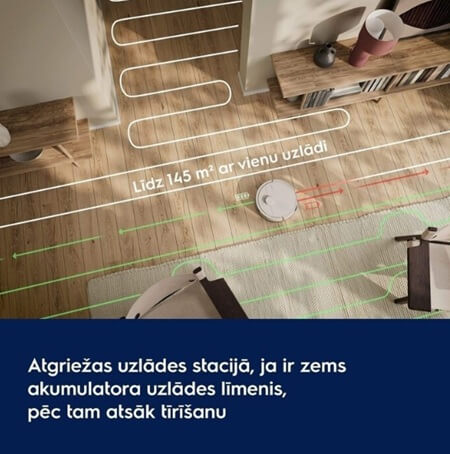 ELECTROLUX putekļu sūcējs - robots ER81UW3SW