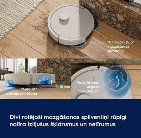 ELECTROLUX putekļu sūcējs - robots ER81UW3SW