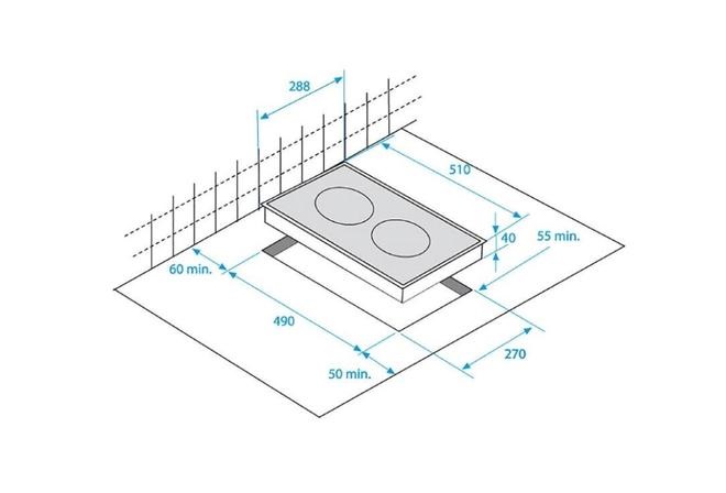 BEKO indukcijas plīts virsma HDMI32400DT