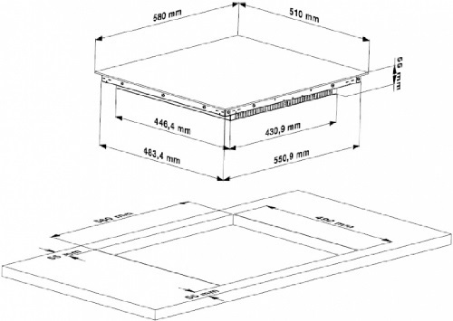 BEKO indukcijas plīts virsma HII64401QT