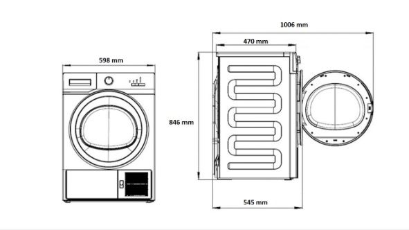 BEKO veļas žāvētājs BM3T37239WBB