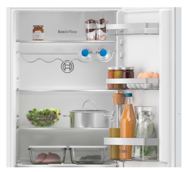 BOSCH iebūvējams ledusskapis ar saldētavu KIV86VFE1