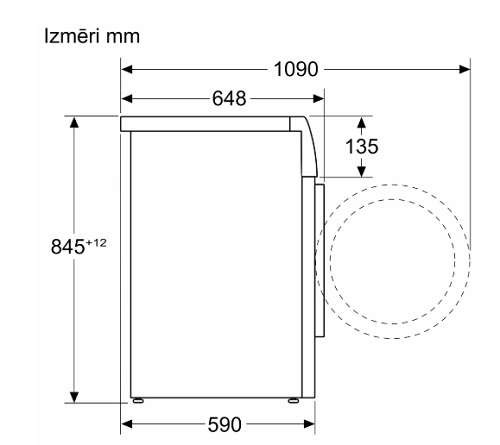 BOSCH veļas mazgājamā mašīna WGB244A0SN