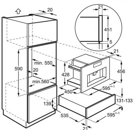 kafijas-automats-iebuvejams-aeg-nkc9n8b-iebuvesanas-shemas AEG kafijas automāts NKC9N8B