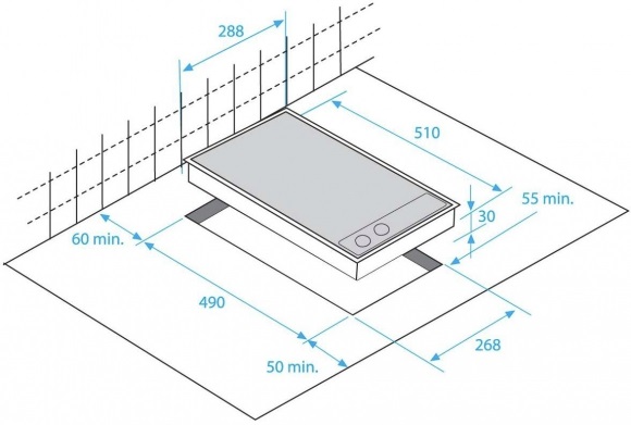 BEKO gāzes plīts virsma HDCG32220FX