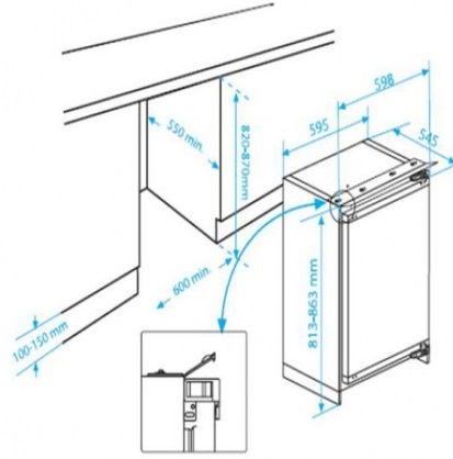 BEKO ledusskapis BU1154N