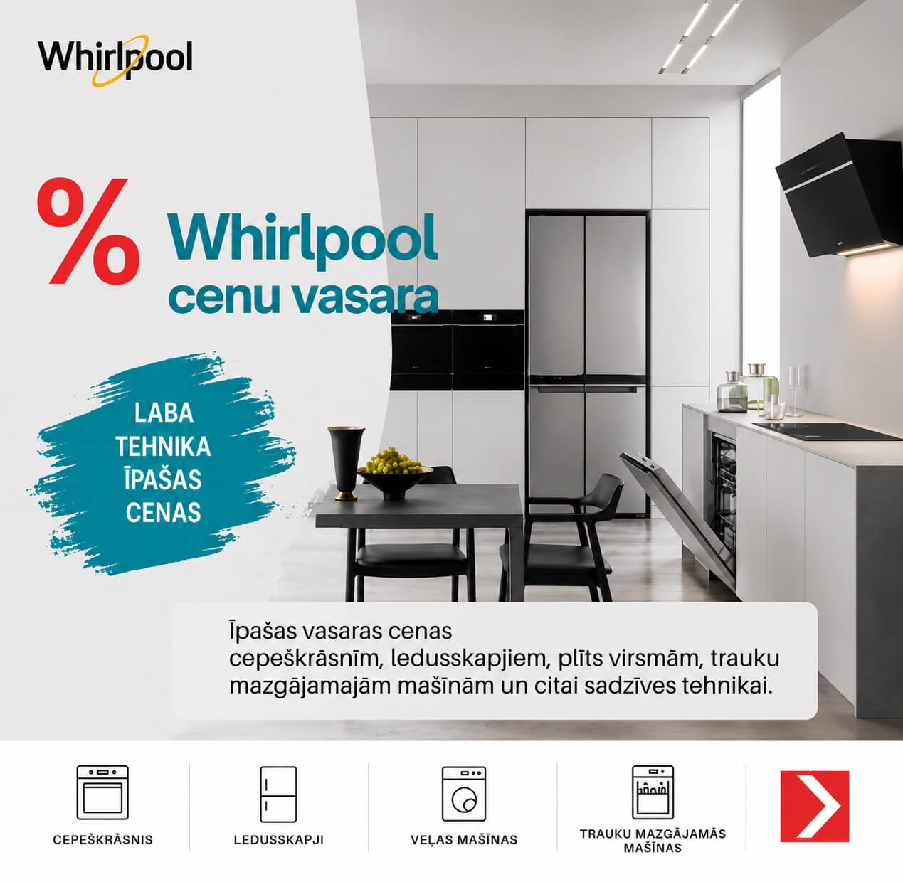 Whirlpool cenu akcija