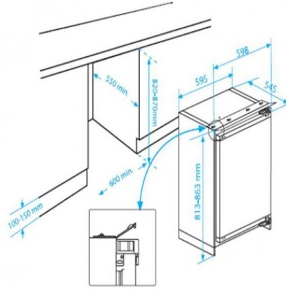BEKO ledusskapis BU1154HCN