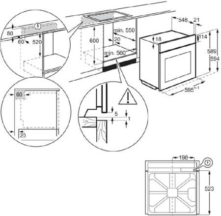 ELECTROLUX cepeškrāsns EOE8P39H