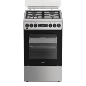 Whirlpool gāzes plīts ar elektrisko cepeškrāsni W5G8LMSWTX