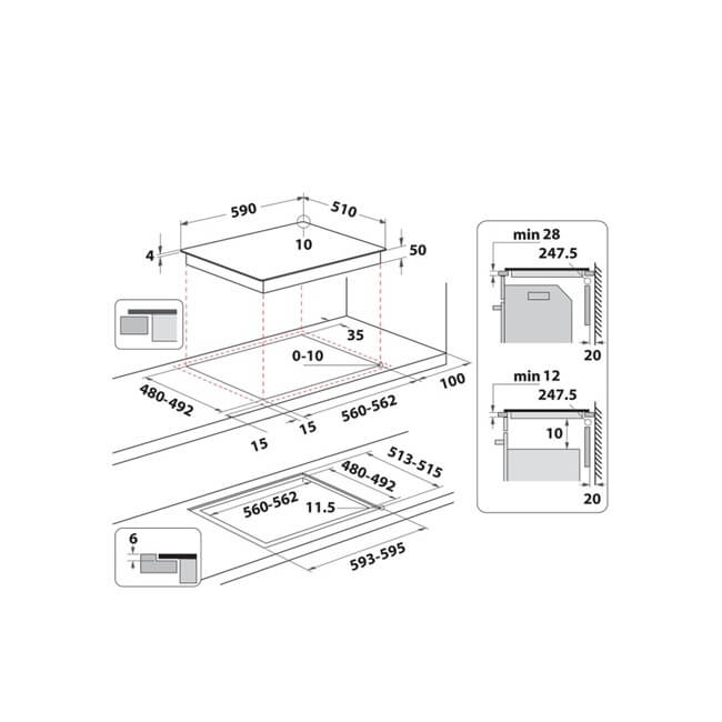 indukcijas-plits-virsma-whirlpool-WTX6019DCF-4 WHIRLPOOL indukcijas plīts virsma WTX6019DCF
