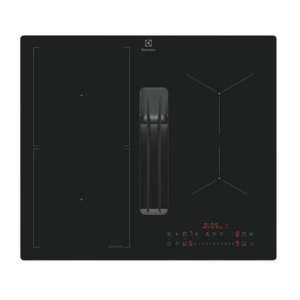 ELECTROLUX indukcijas virsma ar integrētu tvaika nosūcēju ECC63410CB