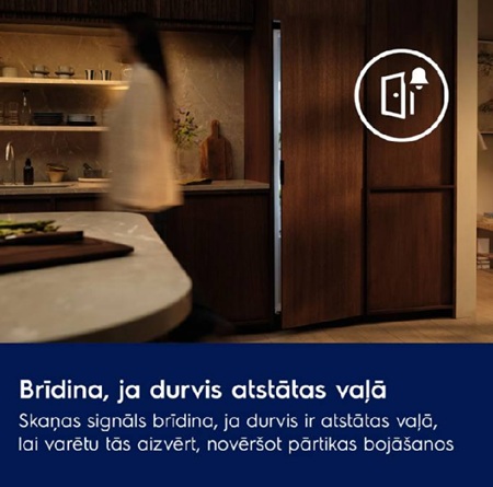 ledusskapis-ar-saldetavu-apaksa-electrolux-ena6le18s-iebuvejams-atvertu-durvju-bridinajums ELECTROLUX ledusskapis ar saldētavu apakšā ENA6LE18S