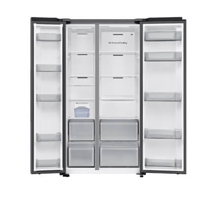SAMSUNG side by side ledusskapis RS70F65QETEO
