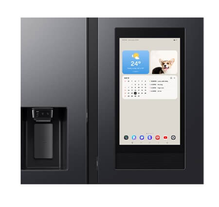 SAMSUNG side by side ledusskapis RS90F66BEFEO