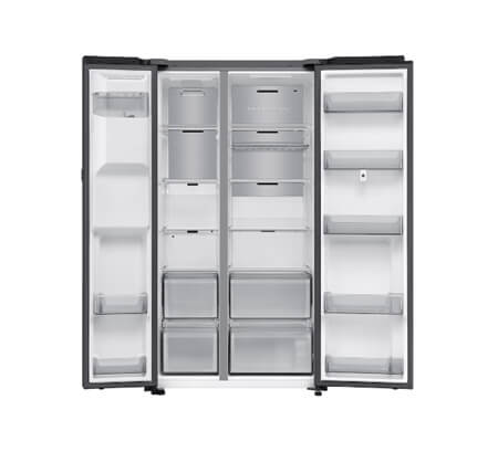 SAMSUNG side by side ledusskapis RS90F66BEFEO