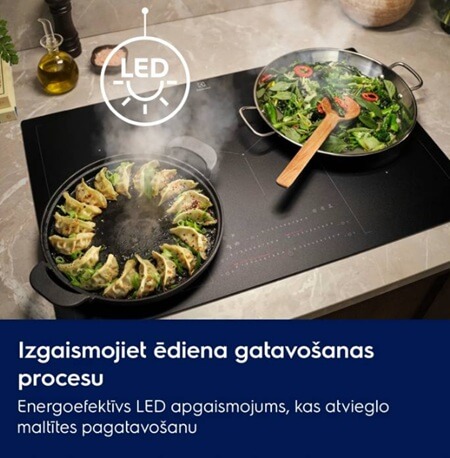 tvaika-nosucejs-electrolux-lfg818k-LED-apgaismojums ELECTROLUX tvaika nosūcējs LFG818K