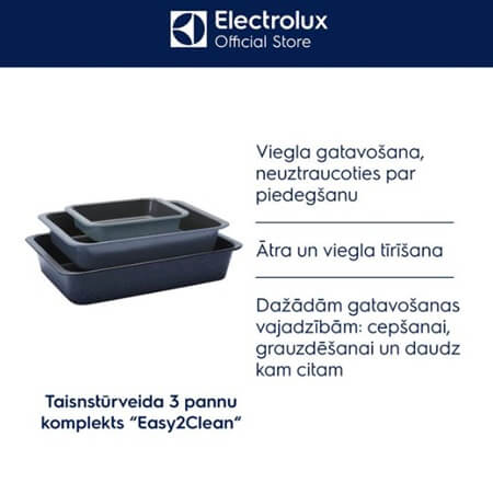 ELECTROLUX pannu komplekts E9OOECTS